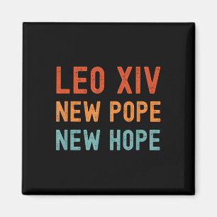 Leo Xiv Neuer Papst Neue Hoffnung Retro Vintage Fa Magnet