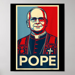 Leo Xiv - Papstkultur Rom Katholische Christlich Poster