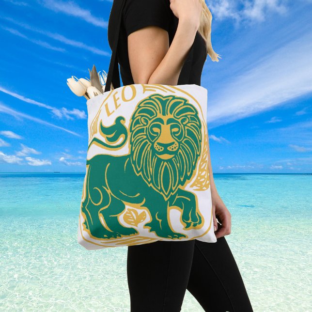 Leo-Zeichen des Zodiaks auf (Star sign Leo shoulder bag)