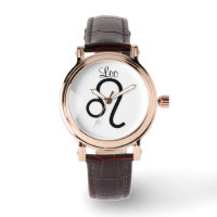 Leo-Zeichen des Zodiaks. Ladys Watches.