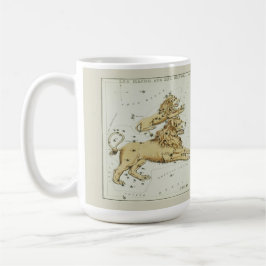 Leo Zodiac Antique Astronomisches Diagramm Kaffeetasse