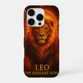 Leo Zodiac Art – Fiery Lion of Confidence iPhone 16 Pro Hülle