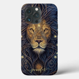 Leo zodiac Black and gold Case-Mate iPhone Fall Hülle