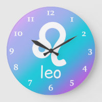 Leo Zodiac Blue Purple Astrology