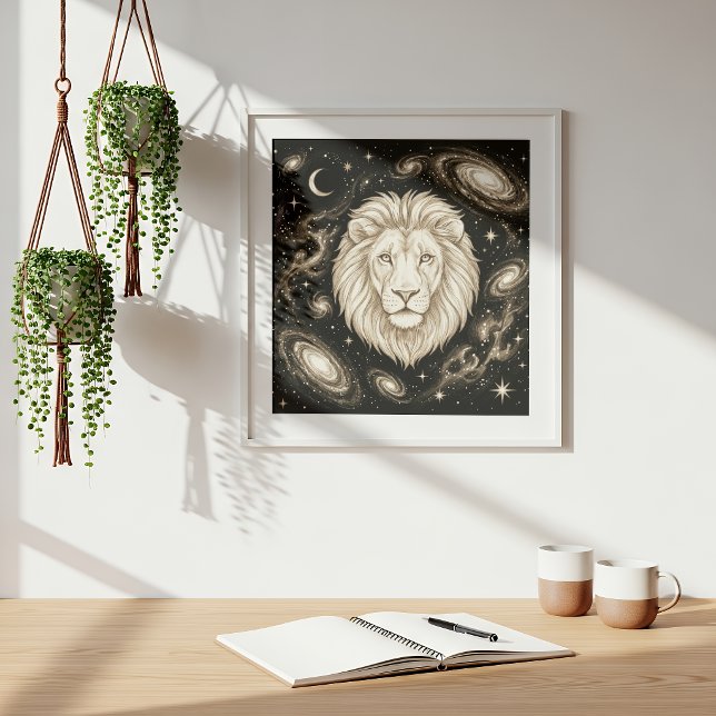 Leo Zodiac Celestial Astrology Poster (Von Creator hochgeladen)