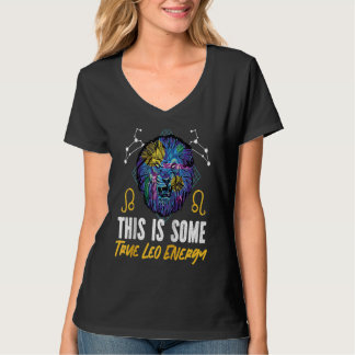Leo Zodiac Dies ist ein echtes Leo Energy Raglan B T-Shirt