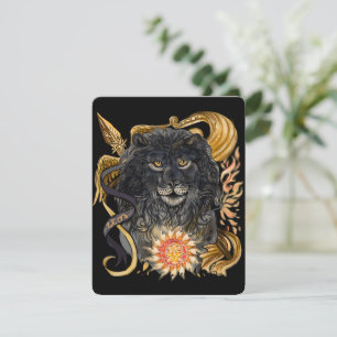 Leo Zodiac Einladung