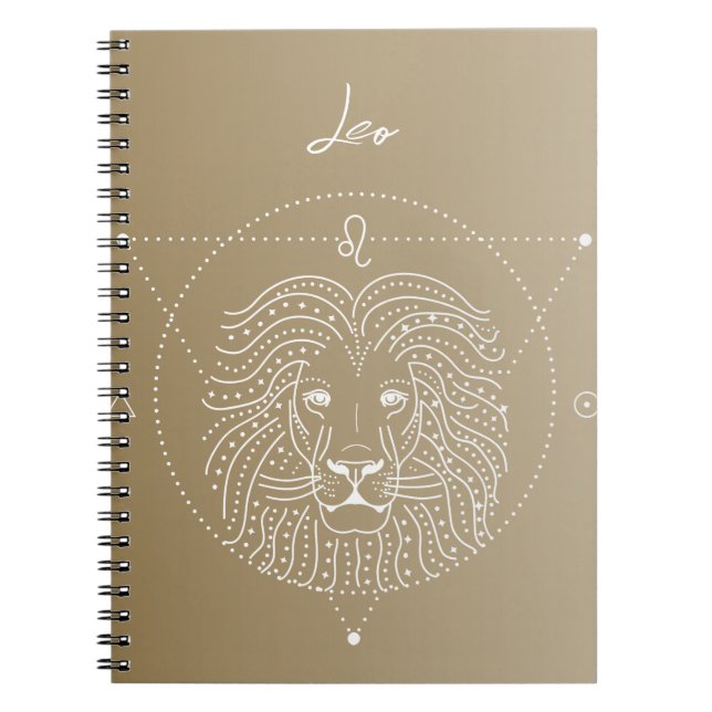 Leo zodiac Horoskop Sternzeichen Notizblock (Vorderseite)