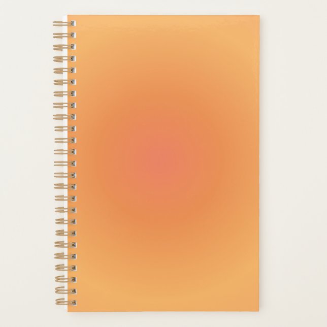 Leo Zodiac, Leo Aura Orange Gradient Planer (Vorderseite)
