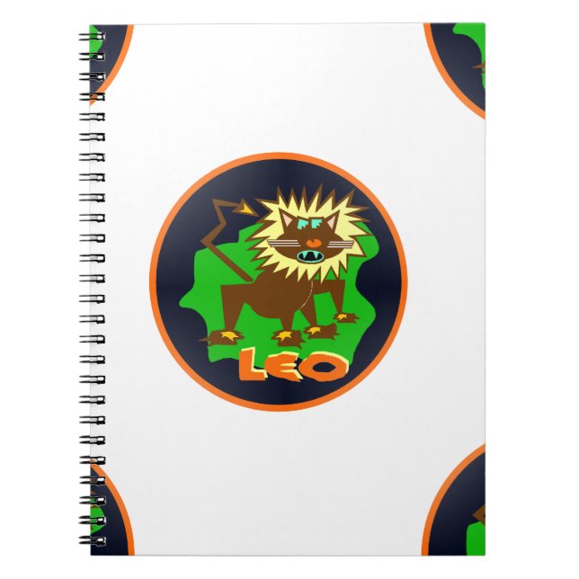 Leo zodiac notizblock (Vorderseite)