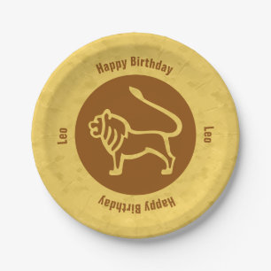 Leo Zodiac Pappteller