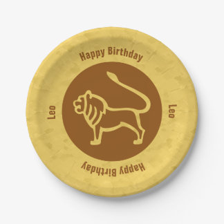 Leo Zodiac Pappteller