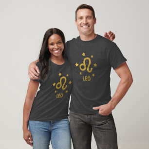 Leo Zodiac Sign Astrologie T - Shirt