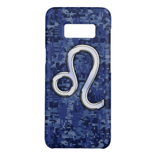 Leo Zodiac Sign auf Navy Blue Digital Camouflage Case-Mate Samsung Galaxy S8 Hülle