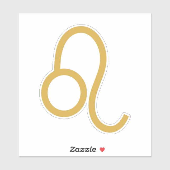Leo Zodiac Sign Aufkleber (Blatt)