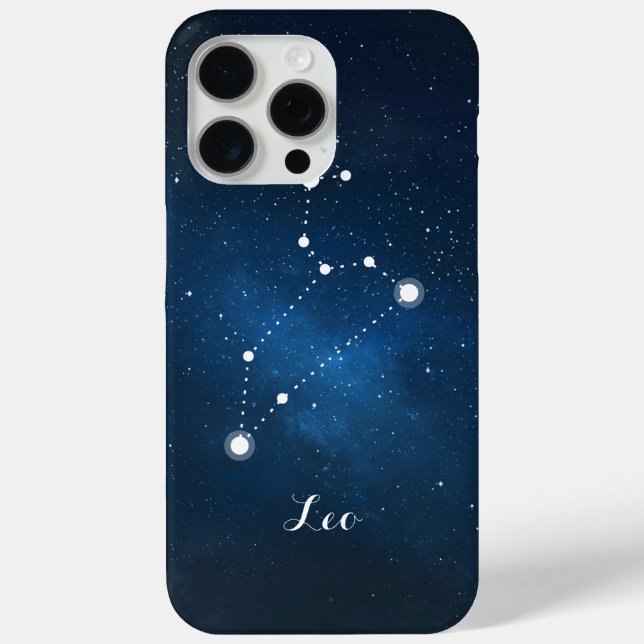 Leo Zodiac Sign Constellation Case-Mate iPhone Hülle (Rückseite)
