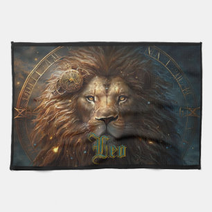 Leo Zodiac Sign Geschirrtuch