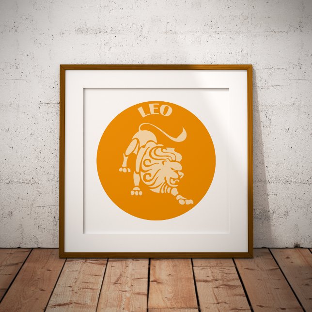 Leo, Zodiac Sign, Horoscope, Astrology Poster (Von Creator hochgeladen)