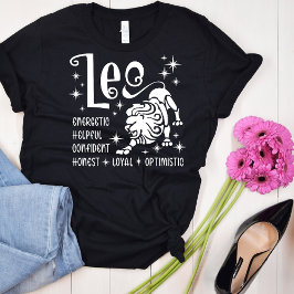 Leo Zodiac Sign Horoskop Persönliche Merkmale T-Shirt