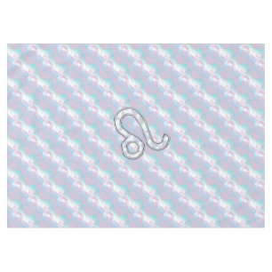 Leo Zodiac Sign in Mutter von Perlstil Print Tischdecke