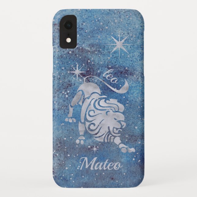 Leo Zodiac Sign iPhone XR Fall Case-Mate iPhone Hülle (Rückseite)