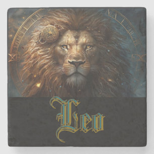 Leo Zodiac Sign Steinuntersetzer