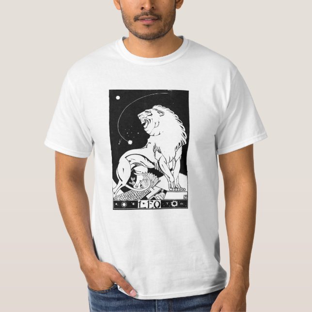 Leo Zodiac Sign T-Shirt (Vorderseite)