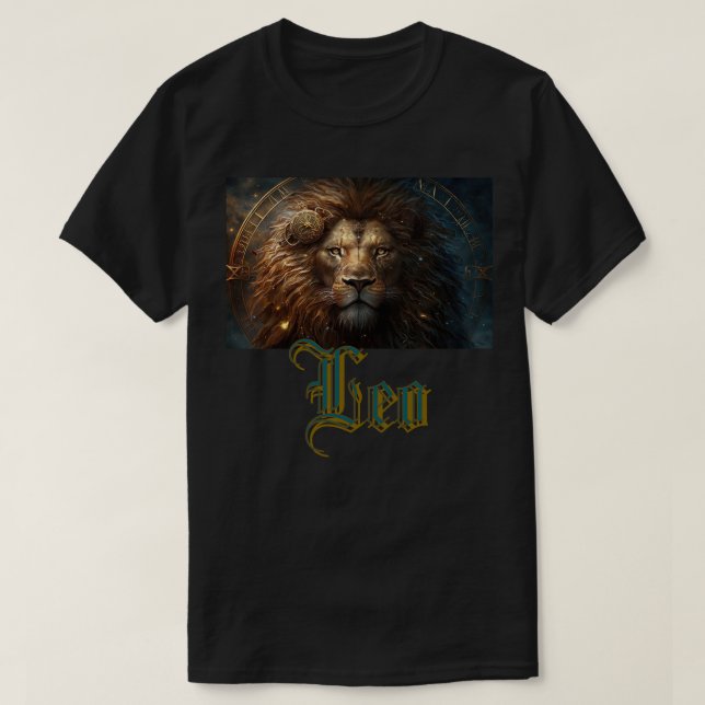 Leo Zodiac Sign T-Shirt (Design vorne)