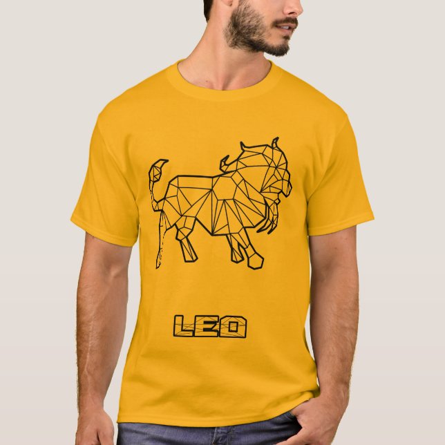 Leo Zodiac Sign T - Shirt (transparent) (Vorderseite)