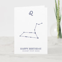 Leo Zodiac Star Sign Custom Geburtstag