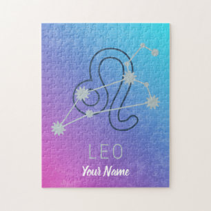 Leo Zodiac Star Sign Horoskop Constellation Puzzle