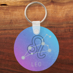 Leo Zodiac Star Sign Horoskop Constellation Schlüsselanhänger