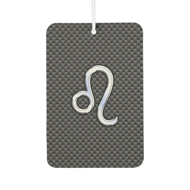 Leo Zodiac Symbol Autolufterfrischer (Vorderseite)