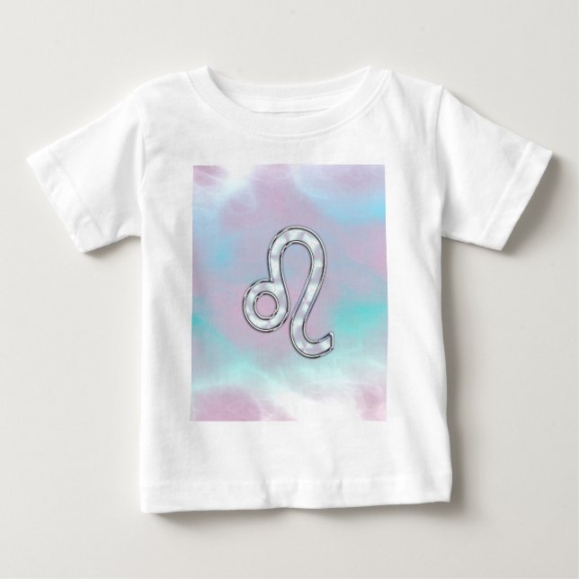 Leo Zodiac Symbol Baby T-shirt (Vorderseite)