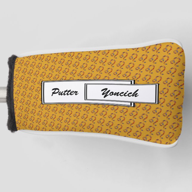 Leo Zodiac Symbol Element von Kenneth Yoncich Golf Headcover (Vorderseite)