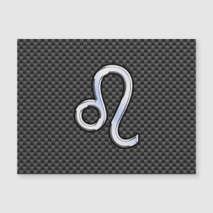 Leo Zodiac Symbol Magnetkarte