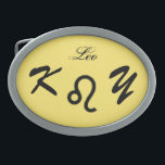 Leo Zodiac Symbol Standard von Kenneth Yoncich Ovale Gürtelschnalle<br><div class="desc">Leo Zodiac Symbol Standard Gürtelschnalle. Bilder Copyright (C) Kenneth Kenji Yoncich. Alle Rechte vorbehalten.</div>