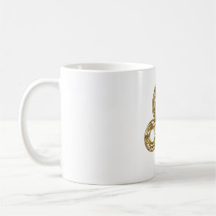 Leo Zodiac - Tribal Gold Kaffeetasse
