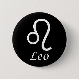 "Leo" Zodiac-Zeichen Button