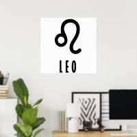 Leo zodiac-Zeichen