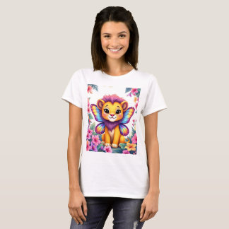 Leoa [Theme] Camiseta Feminina Design Brasil Prese T-Shirt