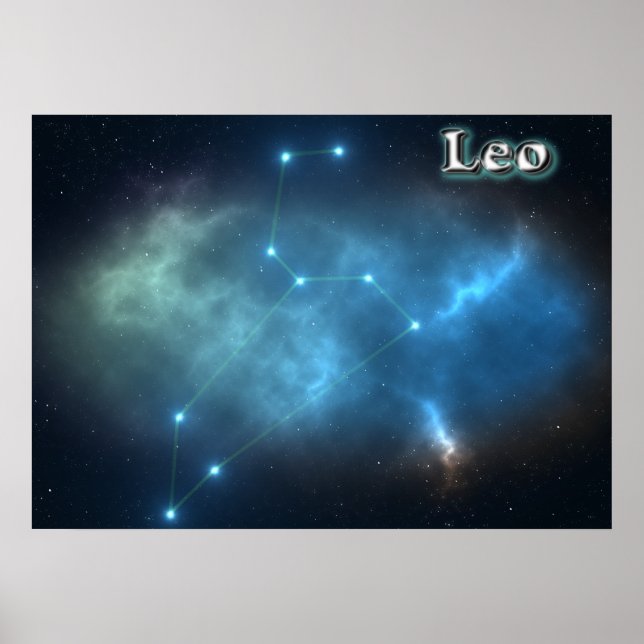Leokonstellation Poster (Vorne)