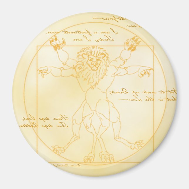 LEOMORPHIC DA VINCI-Magnet Magnet (Vorne)