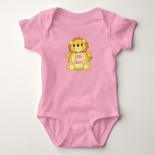 Leon Baby Dusche Pink Strampler
