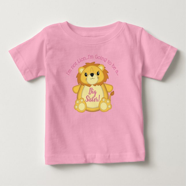 Leon Baby Dusche Pink T-shirt (Vorderseite)