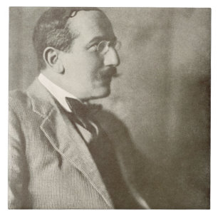 Leon Bakst (1866-1924), russischer Maler, Porträt Fliese