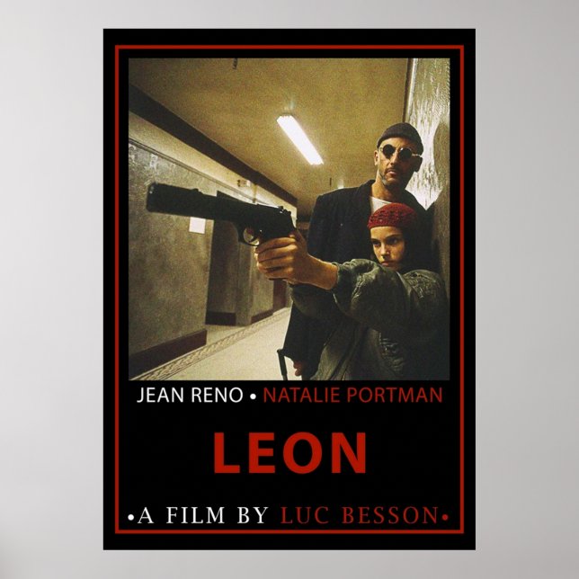 Léon Beruflicher Alternativfilm Poster (Vorne)
