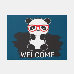 Leon der Panda Bär Begrüßungsmatte Fußmatte
