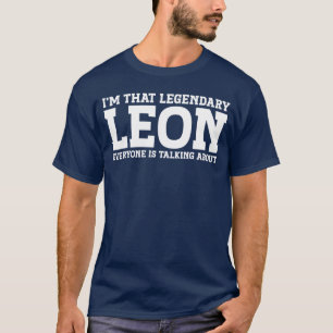 Leon Nachname Funnyeam Familienname Leon Mädchen T-Shirt