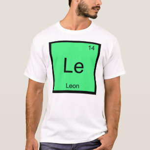 Leon Name Chemie Element Periodensystem T-Shirt